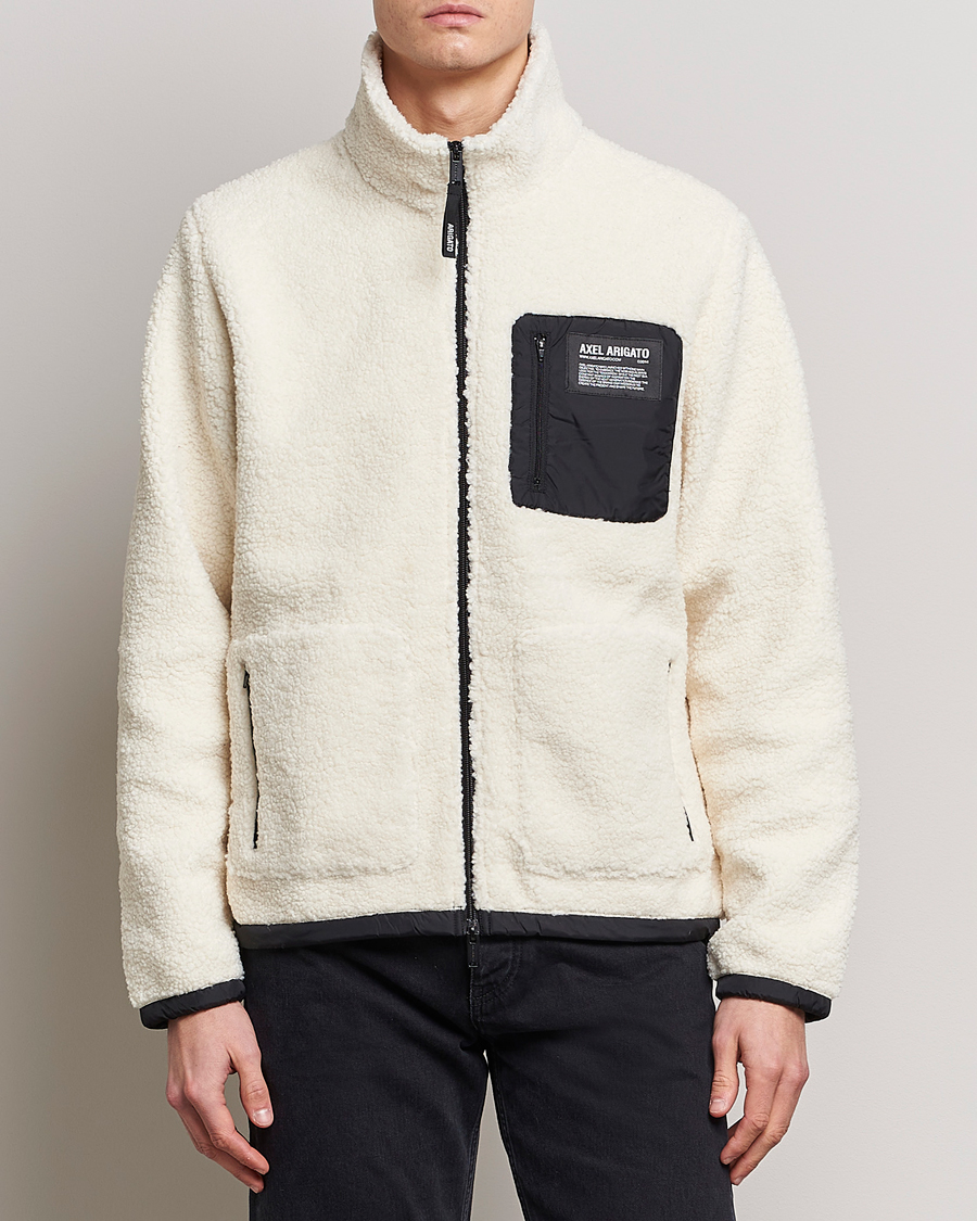 Herr | Avdelningar | Axel Arigato | Billie Fleece Jacket Ecru