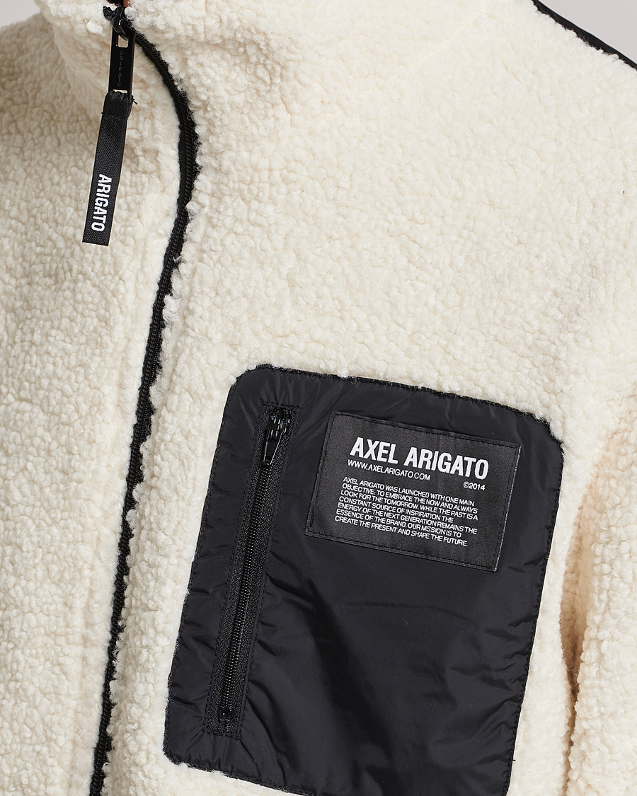 Herr | Tröjor | Axel Arigato | Billie Fleece Jacket Ecru