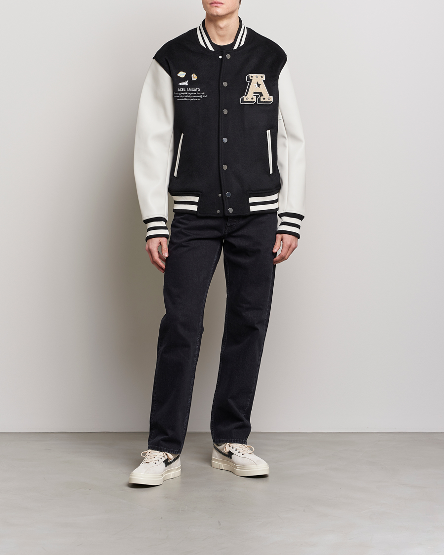 Herr | Jackor | Axel Arigato | Arigato Space Academy Varsity Jacket Black