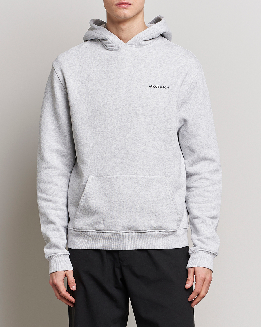 Herr | Tröjor | Axel Arigato | Monogram Hoodie Grey Melange