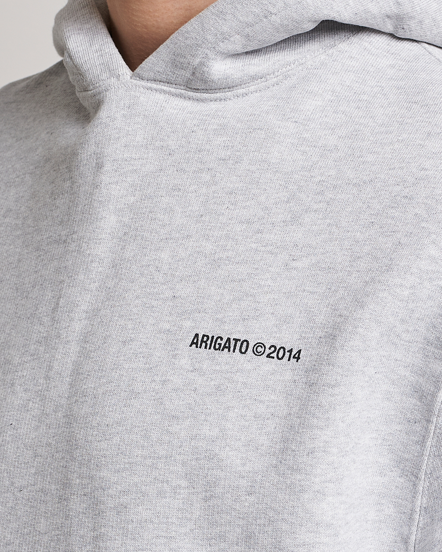 Herr | Tröjor | Axel Arigato | Monogram Hoodie Grey Melange