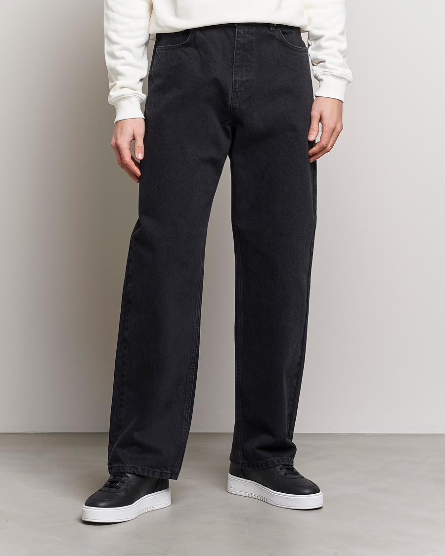 Herr | Svarta jeans | Axel Arigato | Zine Relaxed Fit Jeans Faded Black