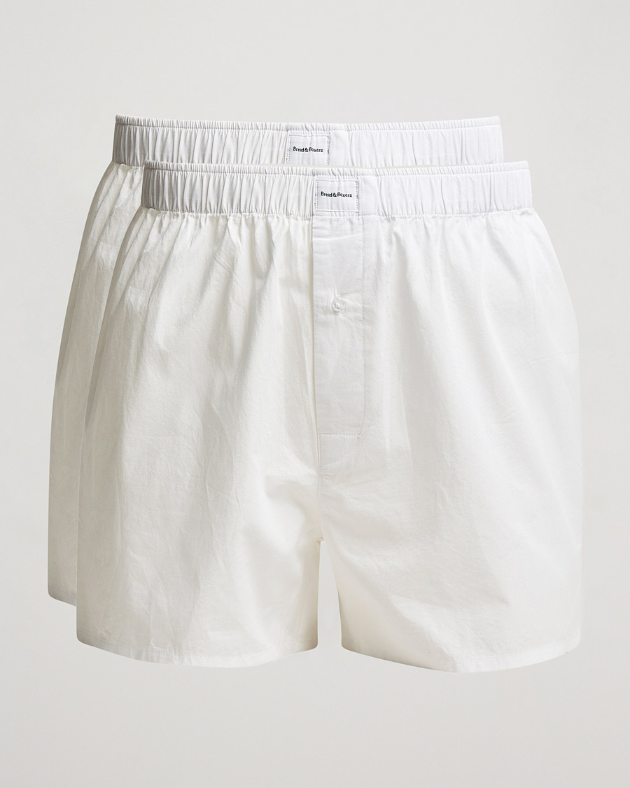Herr | Underkläder | Bread & Boxers | 2-Pack Boxer Shorts White