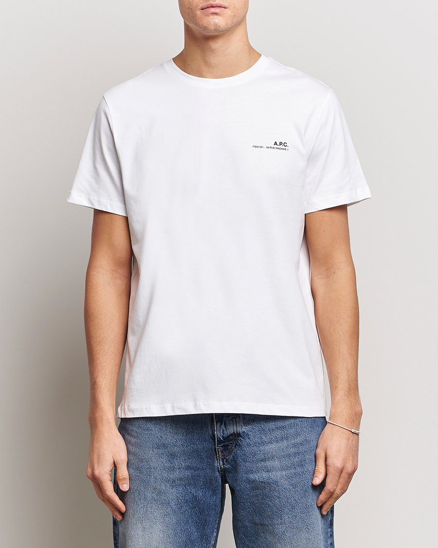 Herr | T-Shirts | A.P.C. | Item T-Shirt White