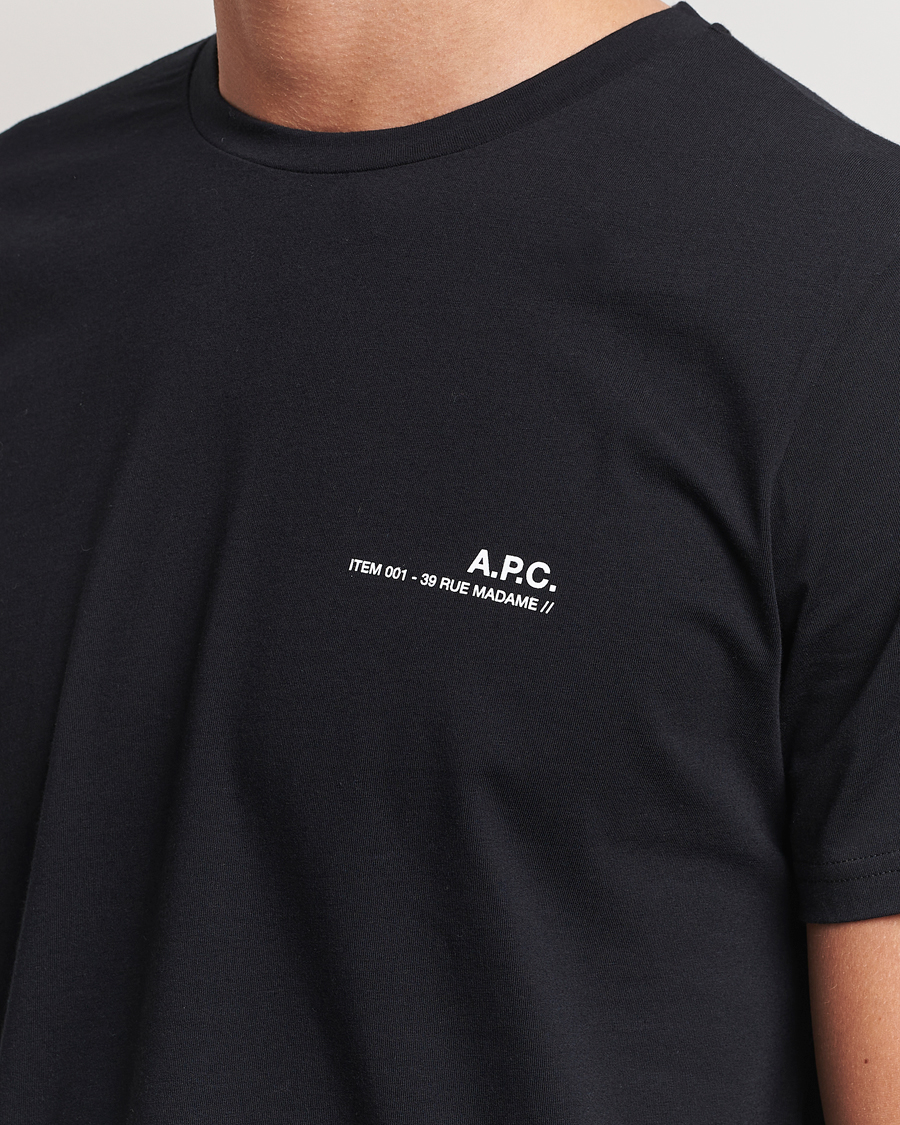 Herr | T-Shirts | A.P.C. | Item T-Shirt Black