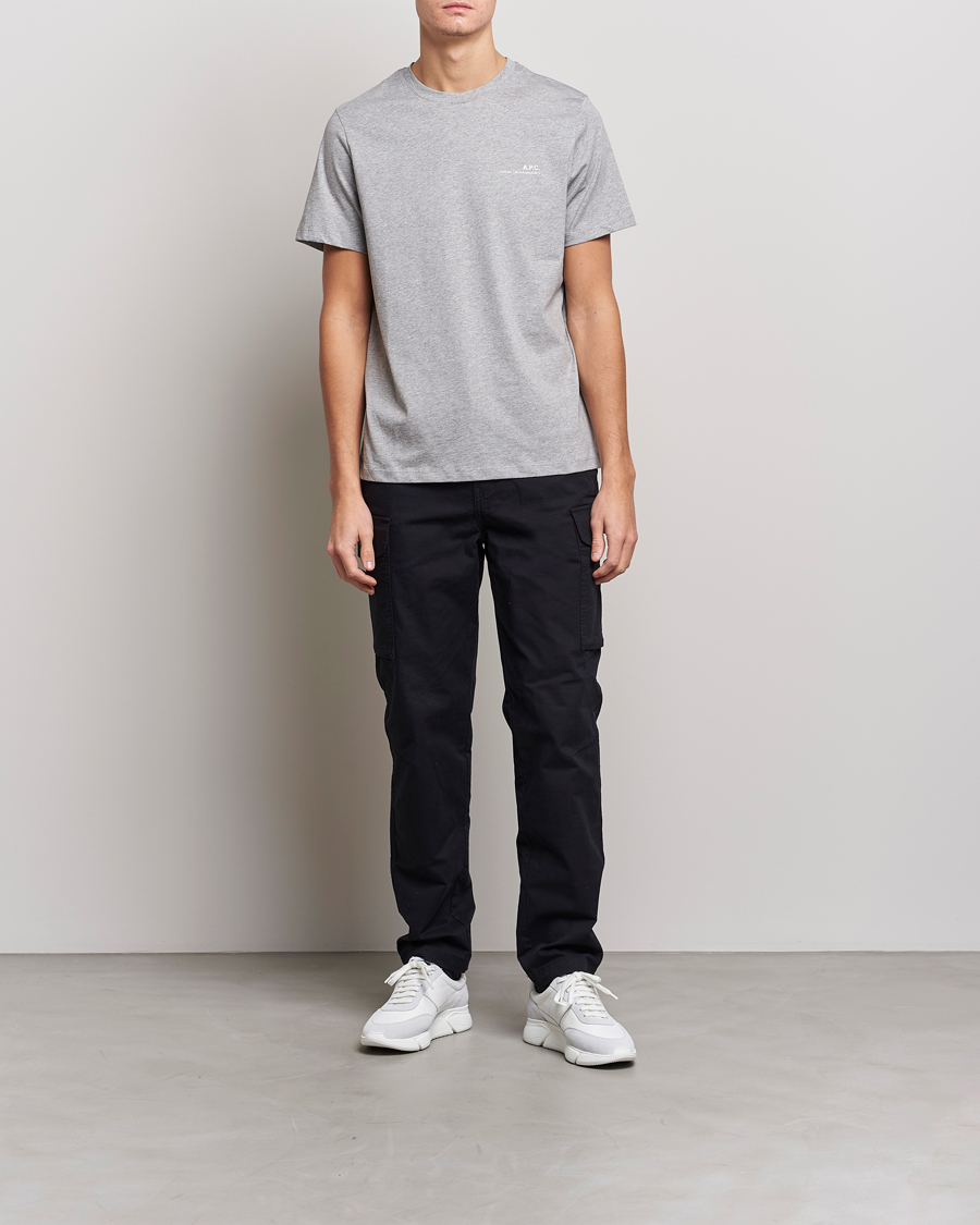 Herr | T-Shirts | A.P.C. | Item T-Shirt Heather Grey