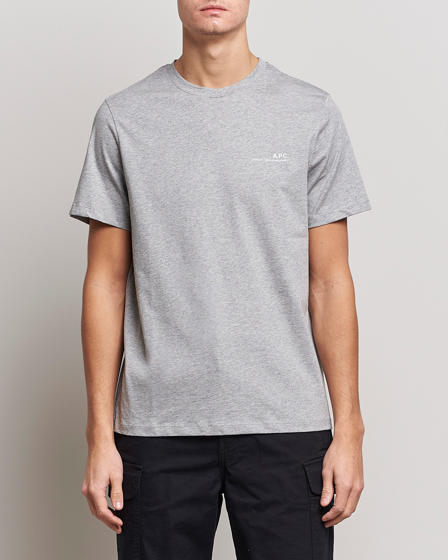 Herr | | A.P.C. | Item T-Shirt Heather Grey