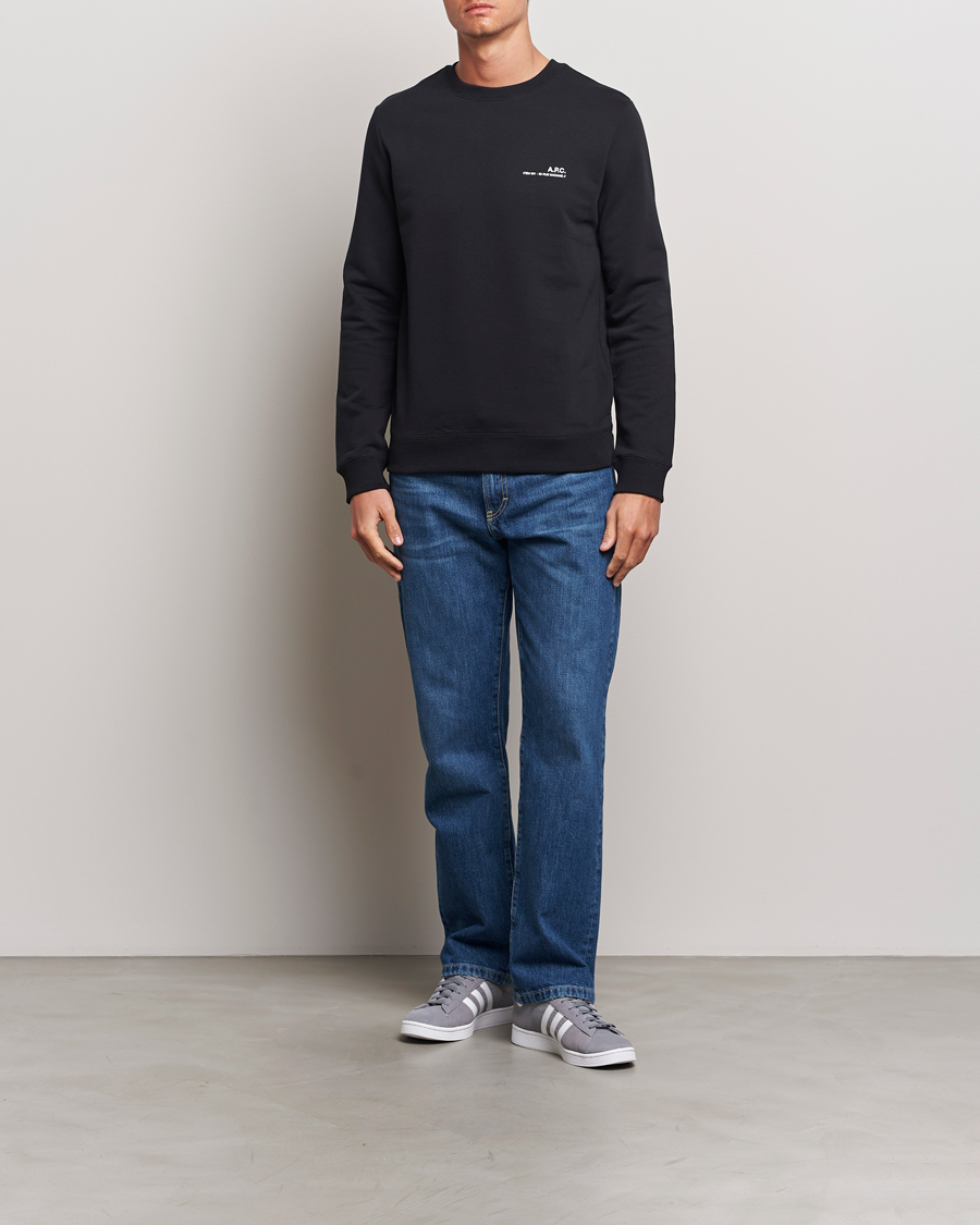 Herr | Tröjor | A.P.C. | Item Sweatshirt Black