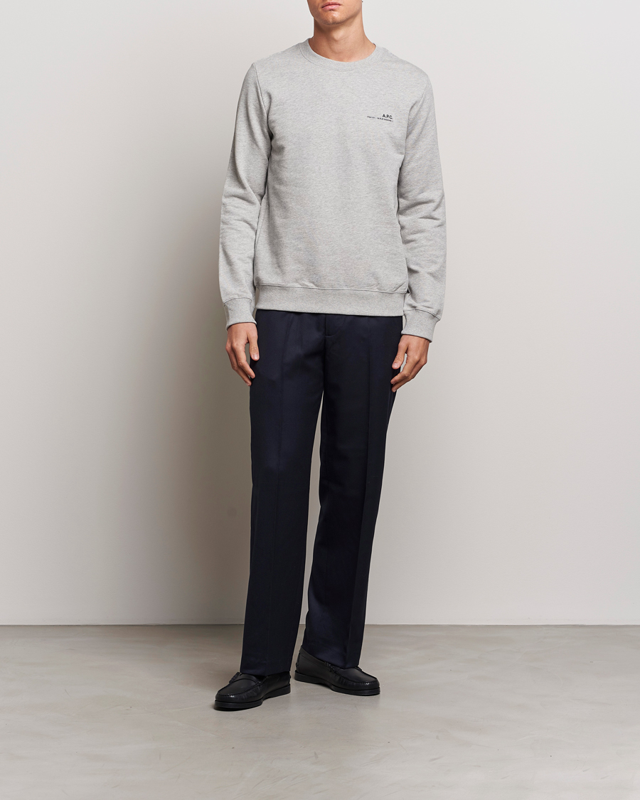 Herr | Tröjor | A.P.C. | Item Sweatshirt Heather Grey