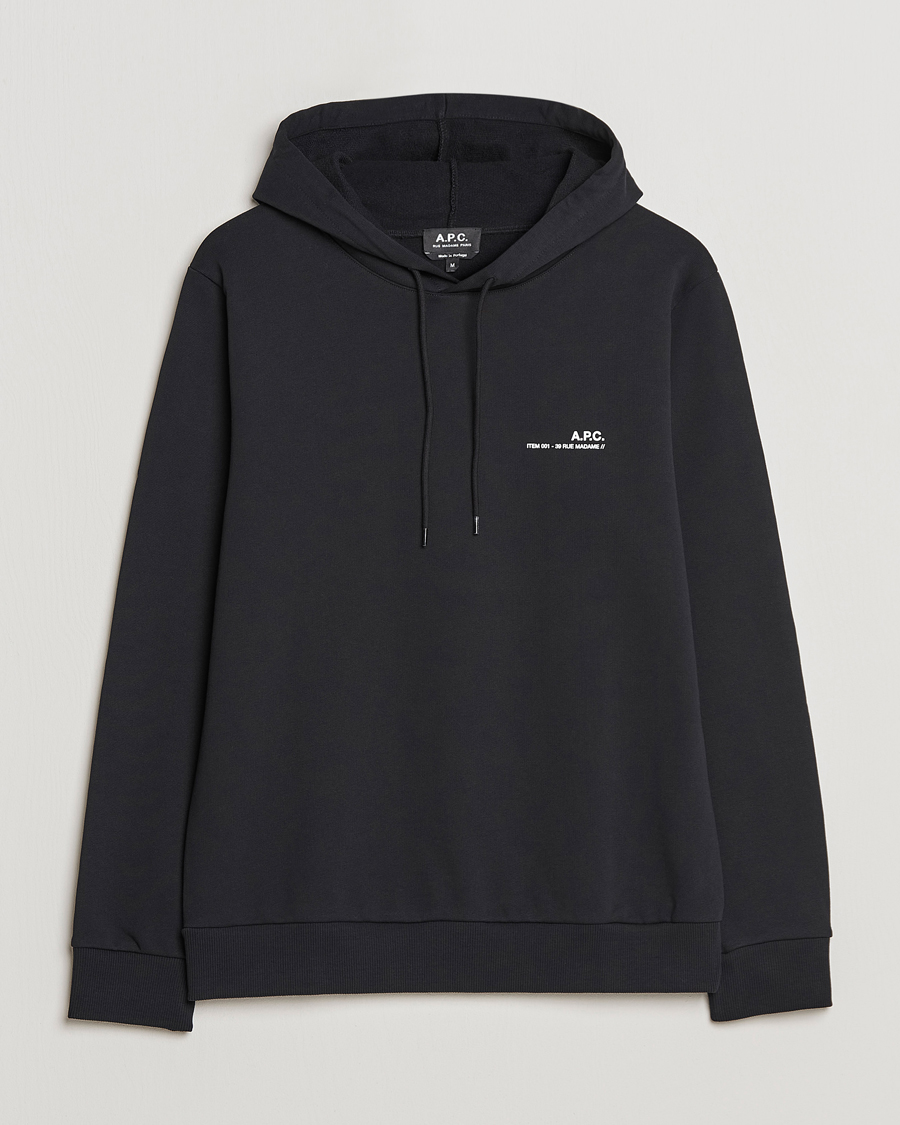 Herr | Tröjor | A.P.C. | Item Hoodie Black