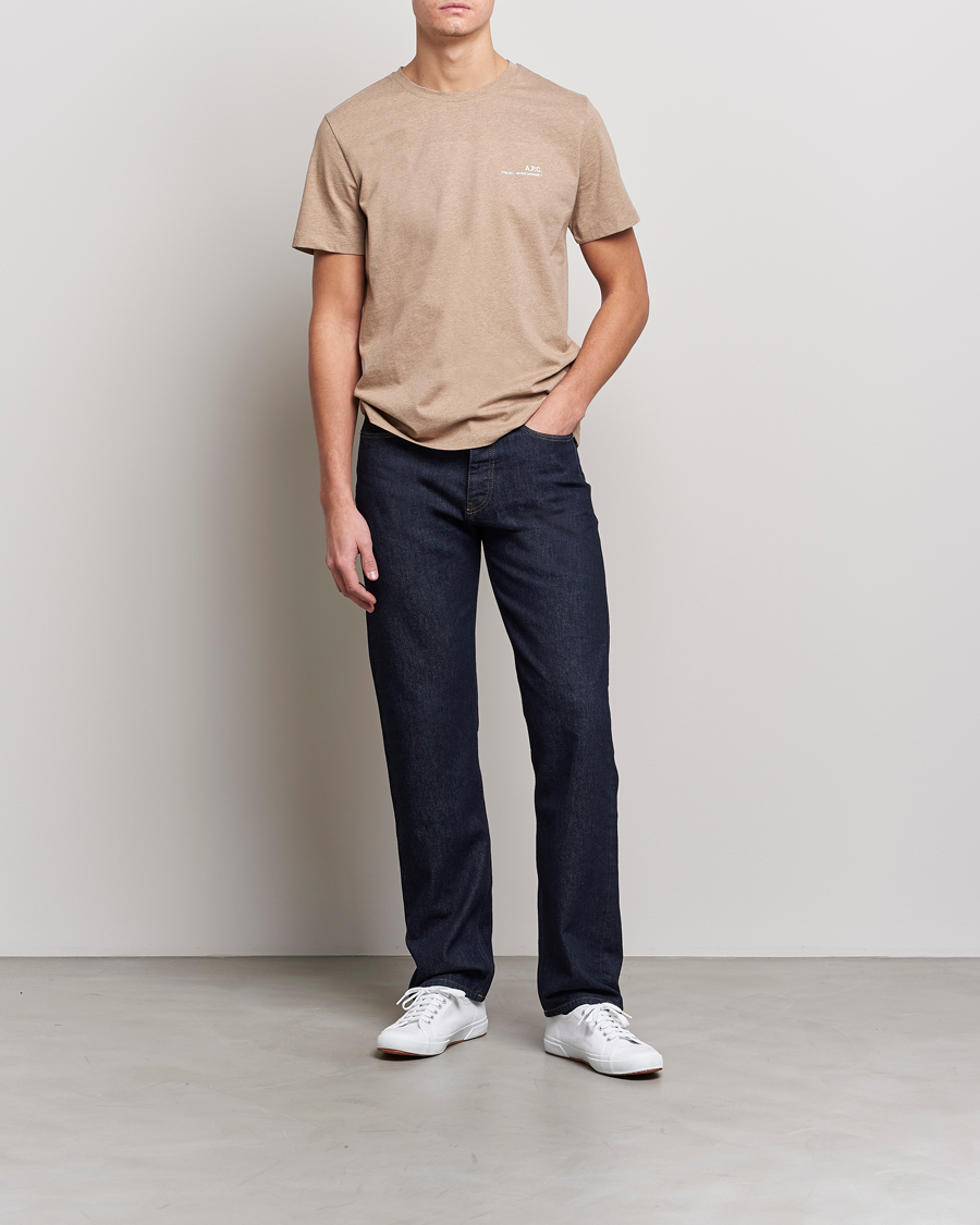 Herr | T-Shirts | A.P.C. | Item T-Shirt Heather Beige