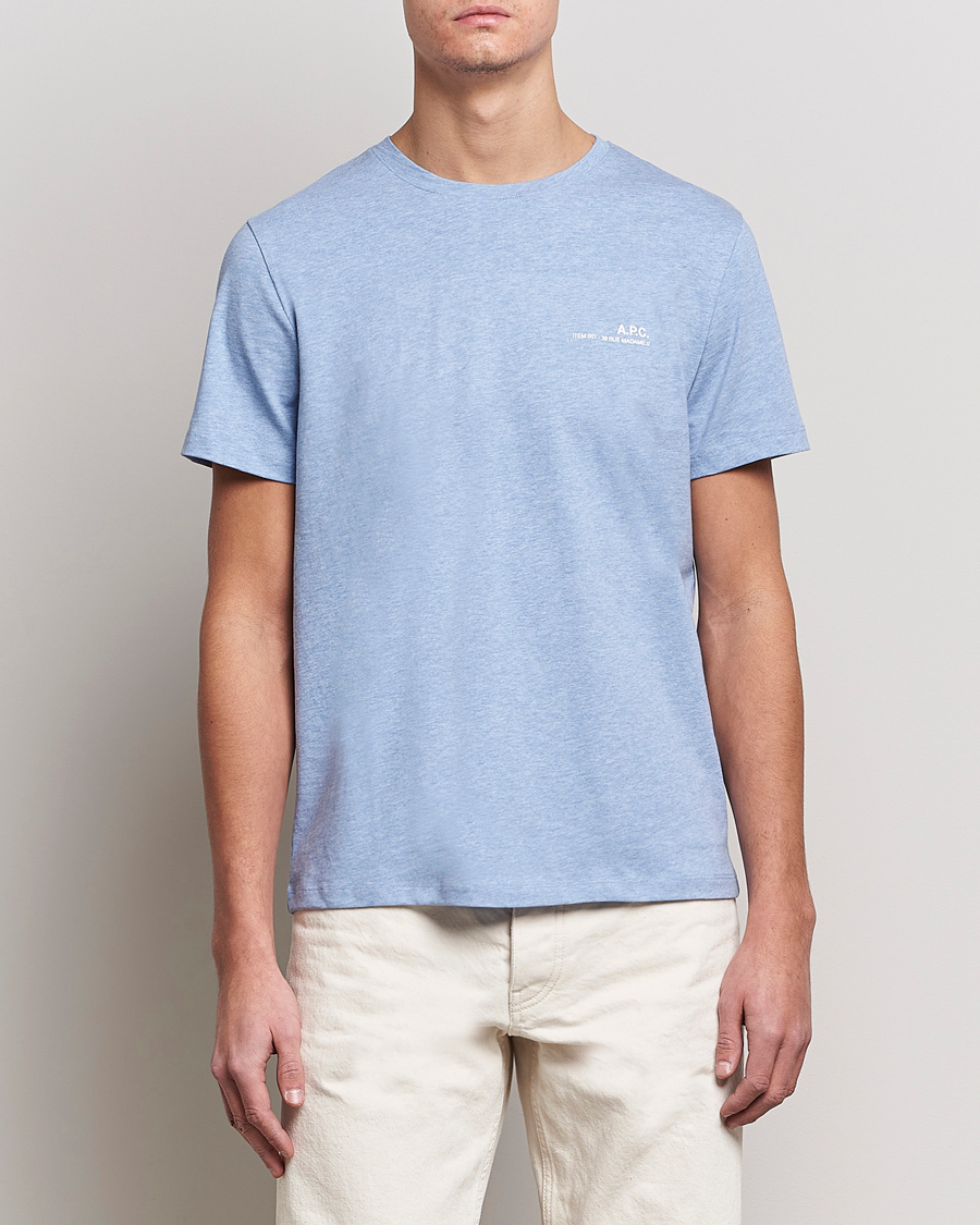 Herr | A.P.C. | A.P.C. | Item T-Shirt Bleu Ciel