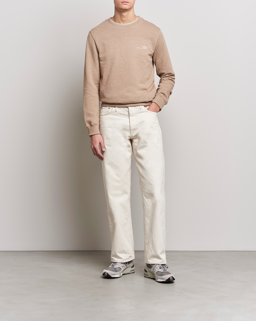 Herr | Tröjor | A.P.C. | Item Sweatshirt Heather Beige