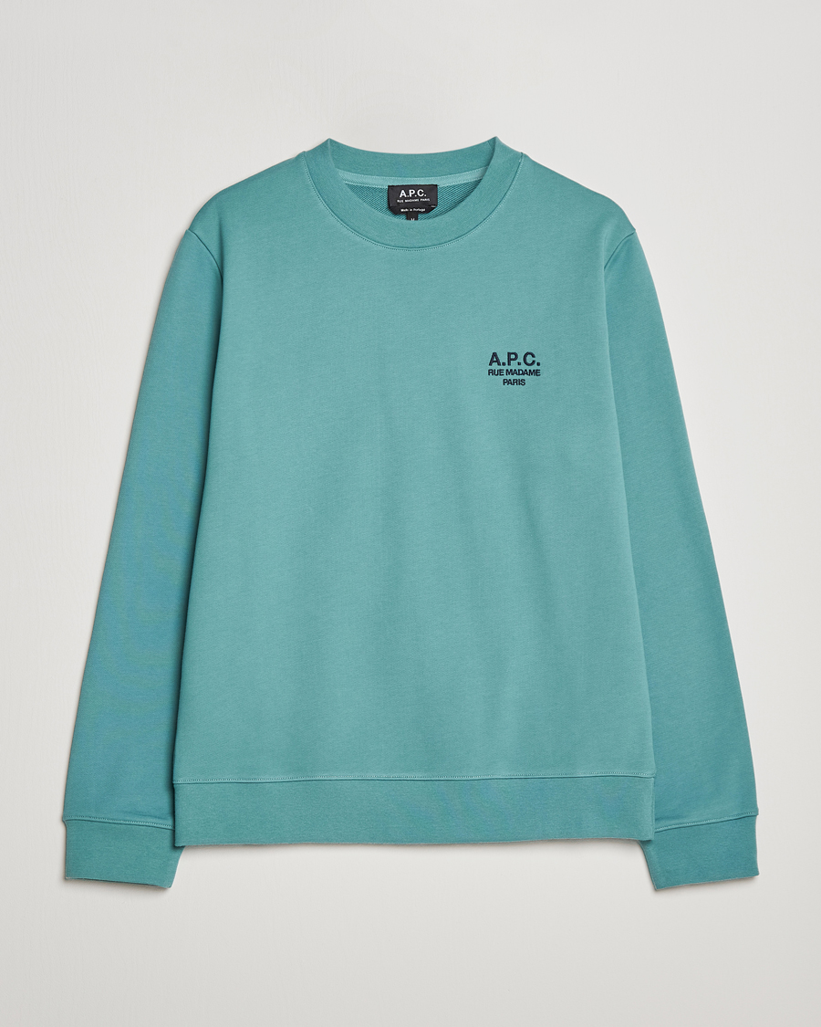 Herr | Tröjor | A.P.C. | Rider Sweatshirt Green