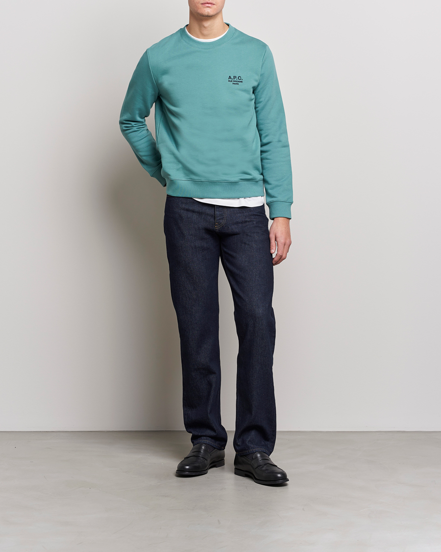 Herr | Tröjor | A.P.C. | Rider Sweatshirt Green