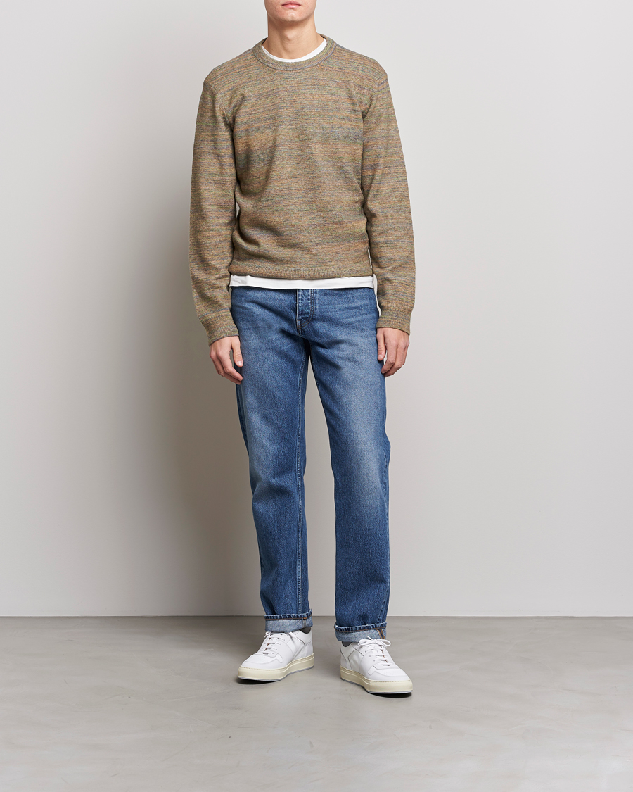 Herr | Tröjor | A.P.C. | Degrade Sweater Light Khaki