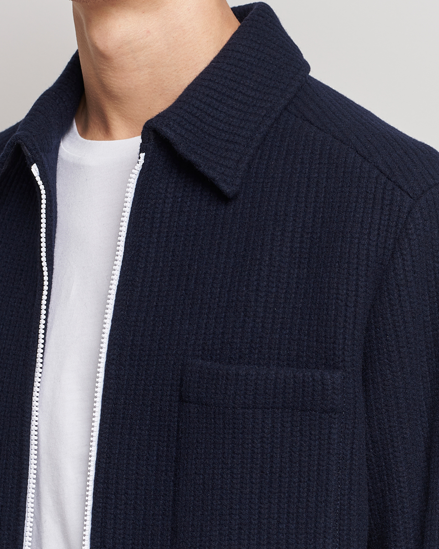 Herr | Jackor | A.P.C. | Wool Blouson Jacket Navy