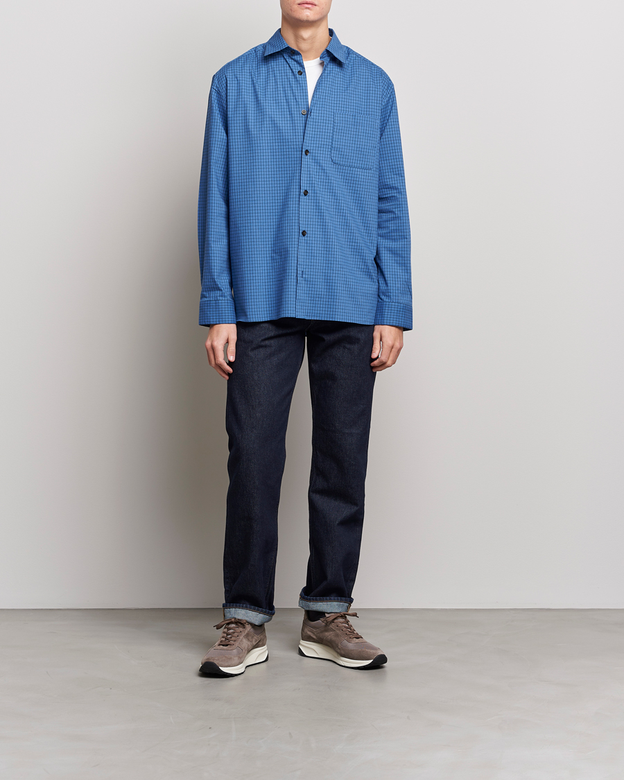 Herr | Skjortor | A.P.C. | Marlo Casual Shirt Blue Check