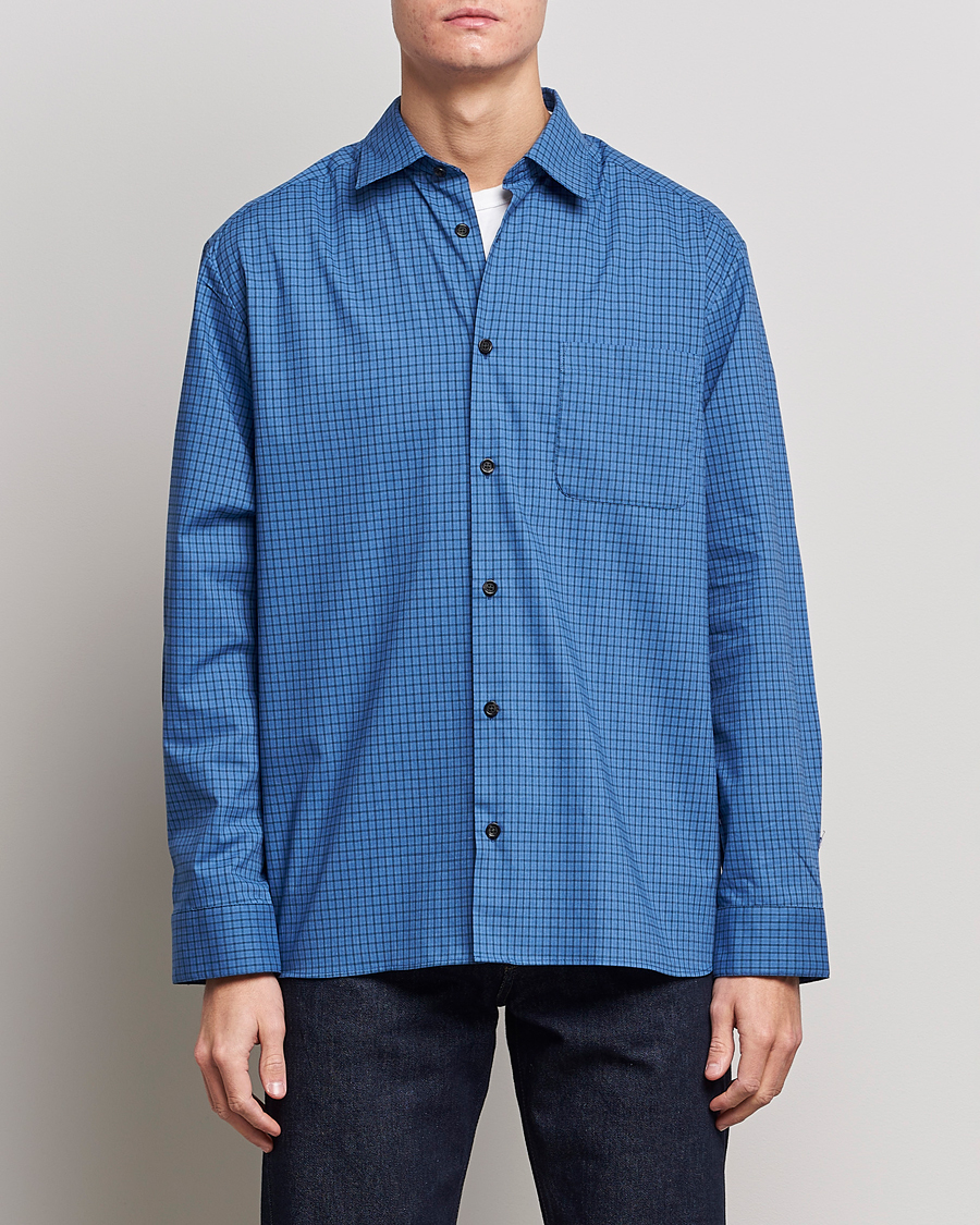 Herr | Skjortor | A.P.C. | Marlo Casual Shirt Blue Check