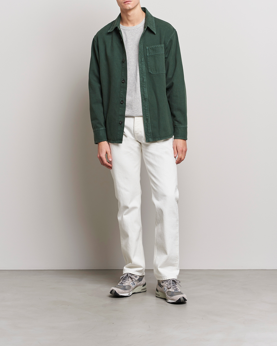 Herr | Skjortor | A.P.C. | Basile Shirt Jacket Dark Green