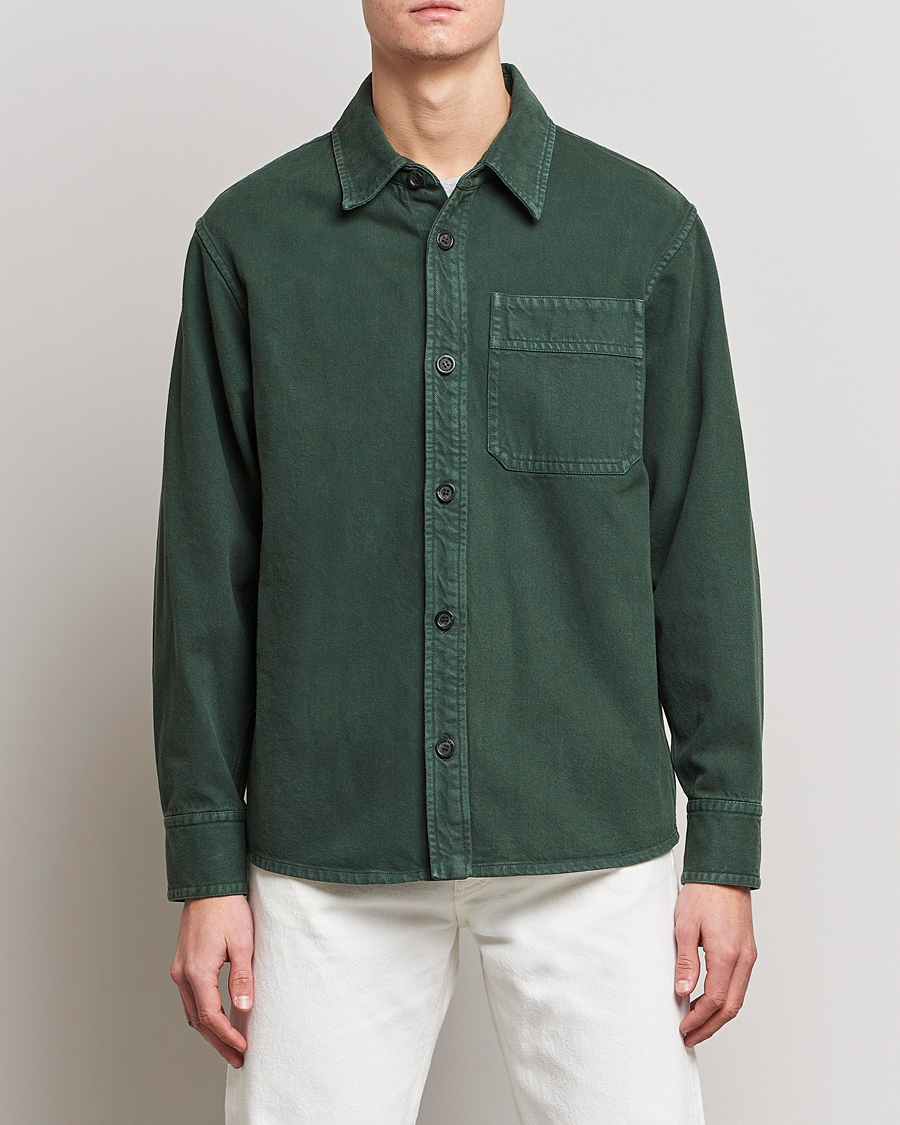 Herr | Skjortjackor | A.P.C. | Basile Shirt Jacket Dark Green