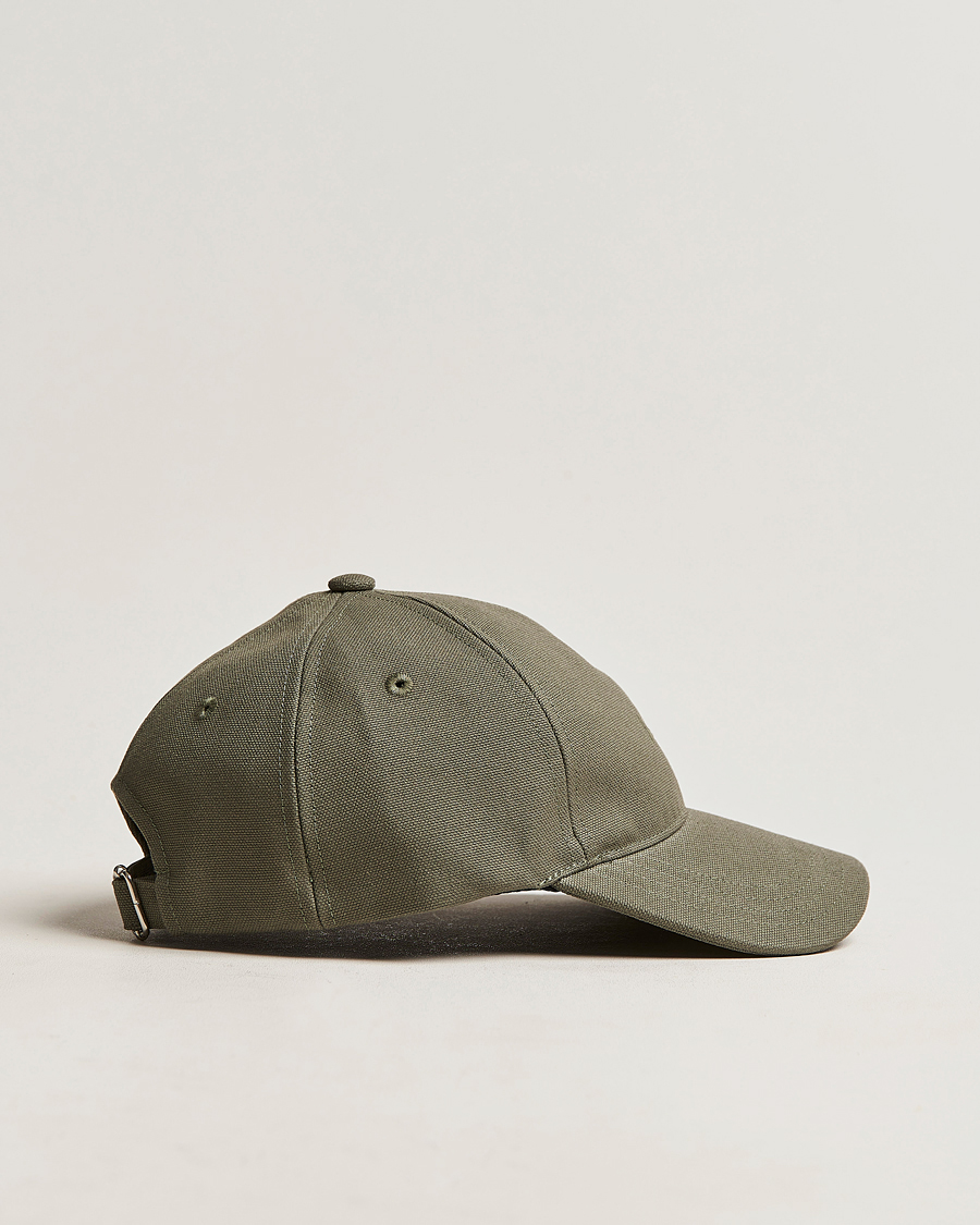 Herr | A.P.C. Charlie Baseball Cap Khaki Green | A.P.C. | Charlie Baseball Cap Khaki Green