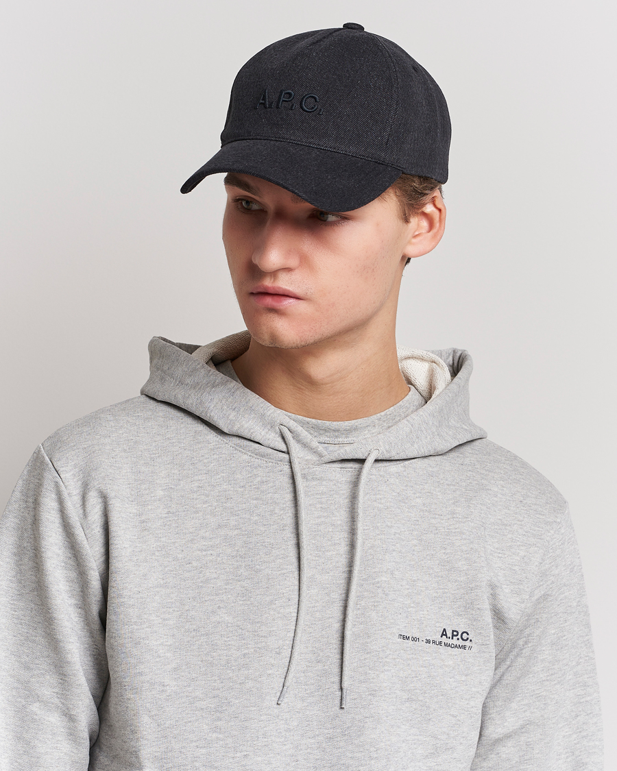Herr | A.P.C. Baseball Cap Black | A.P.C. | Baseball Cap Black