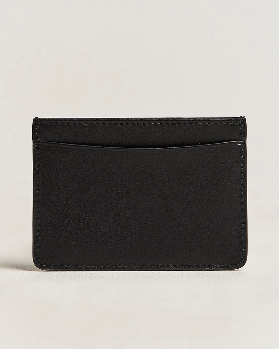 Herr | Contemporary Creators | A.P.C. | Calf Leather Card Holder Black