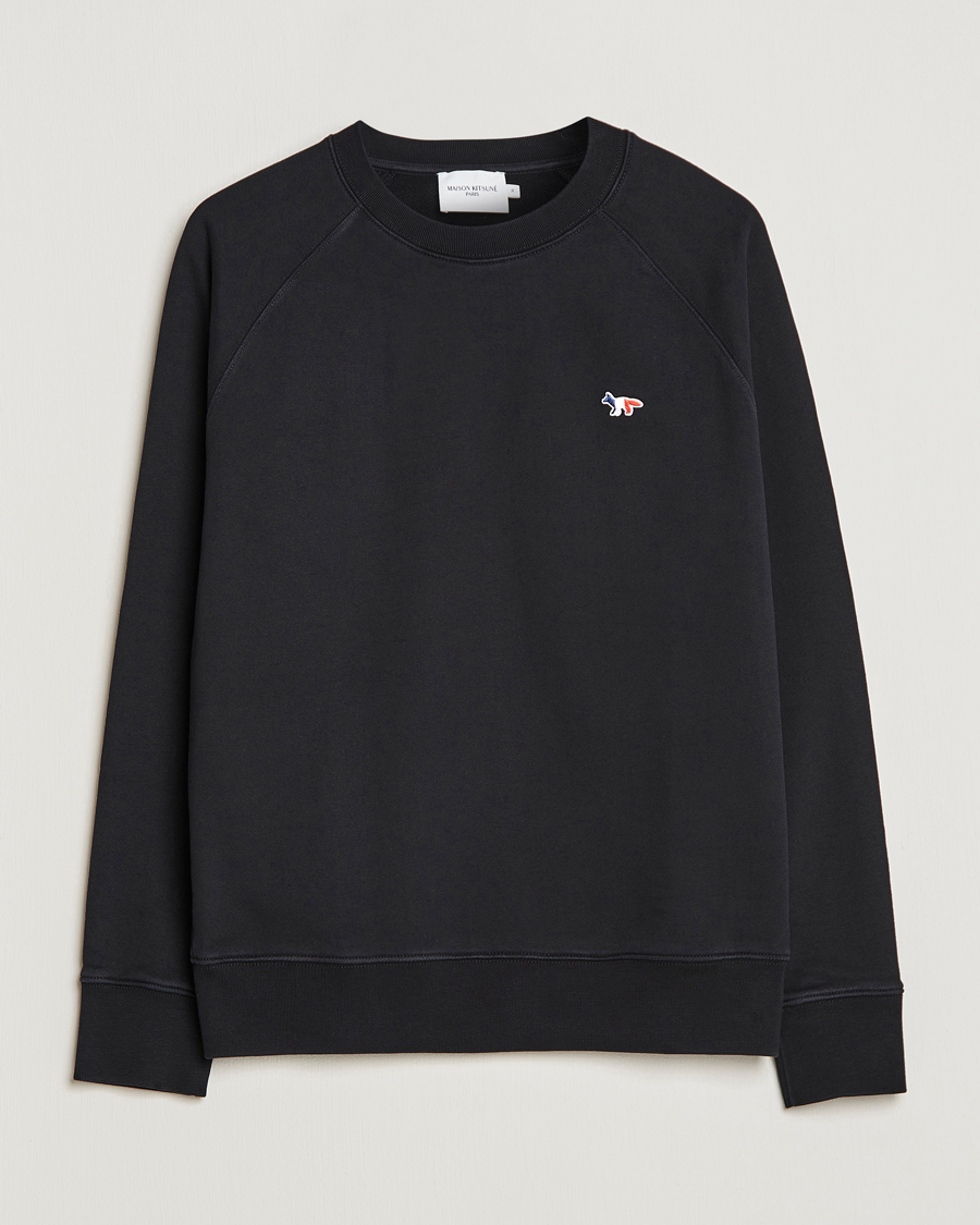 Herr | Tröjor | Maison Kitsuné | Tricolor Fox Sweatshirt Black