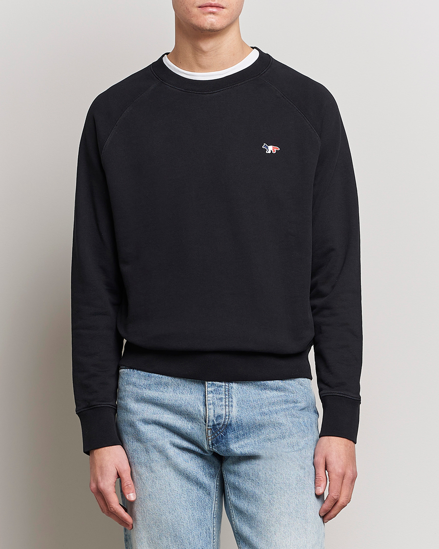 Herr | Tröjor | Maison Kitsuné | Tricolor Fox Sweatshirt Black