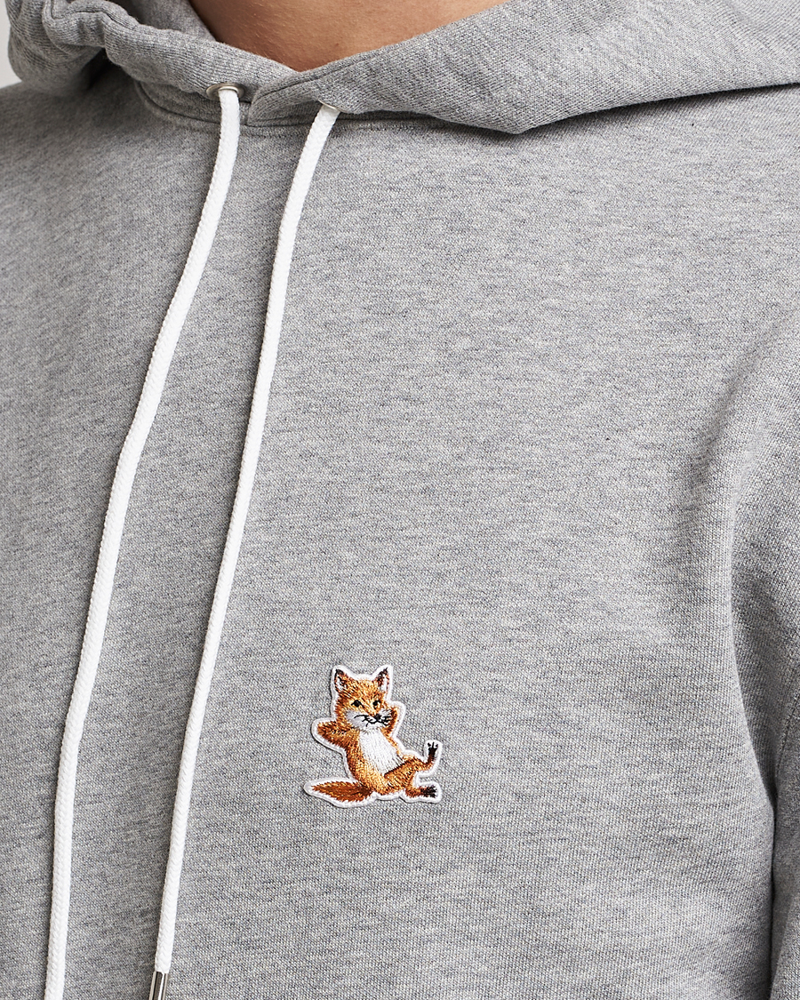 Herr | Tröjor | Maison Kitsuné | Chillax Fox Hoodie Light Grey