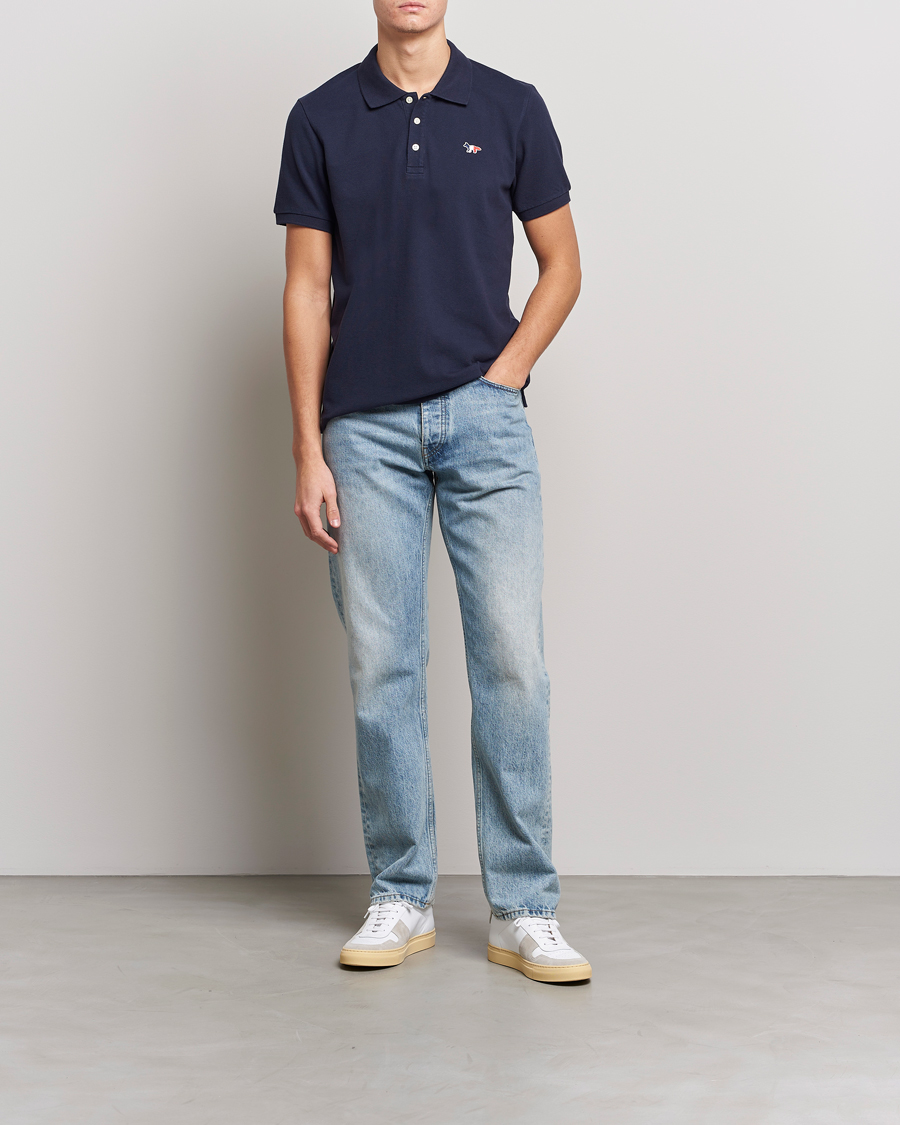 Herr | Pikéer | Maison Kitsuné | Tricolor Fox Polo Navy