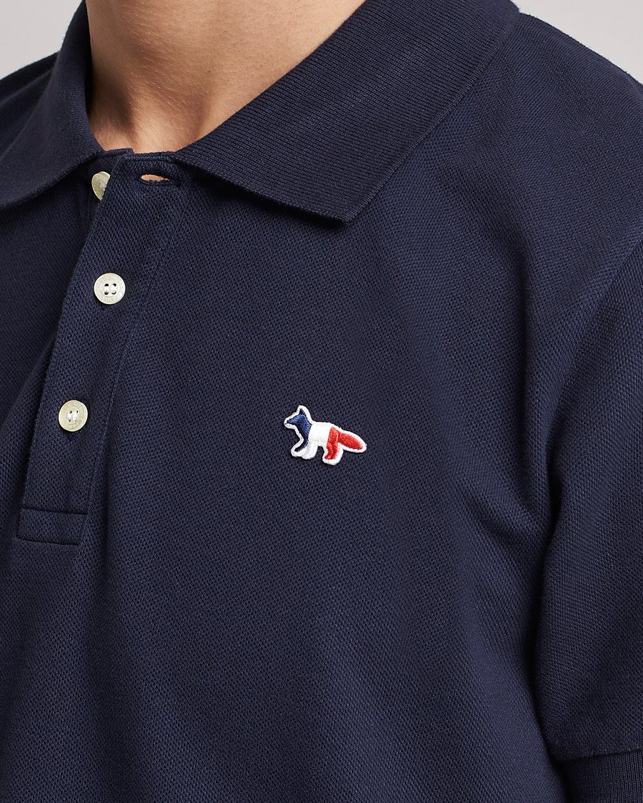 Herr | Pikéer | Maison Kitsuné | Tricolor Fox Polo Navy
