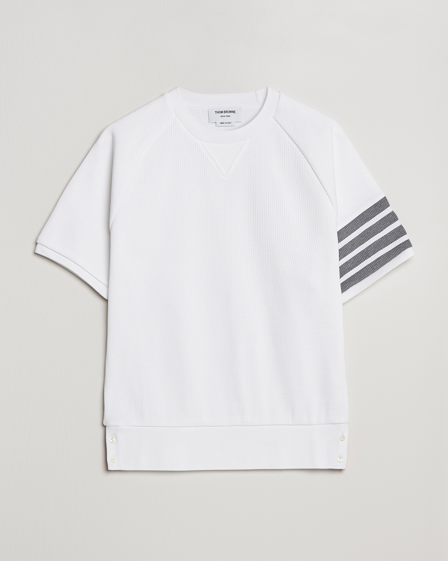 Herr | T-Shirts | Thom Browne | Short Sleeve Sweatshirt White