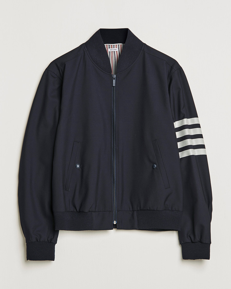 Herr | Jackor | Thom Browne | 4-Bar Blouson Jacket Navy