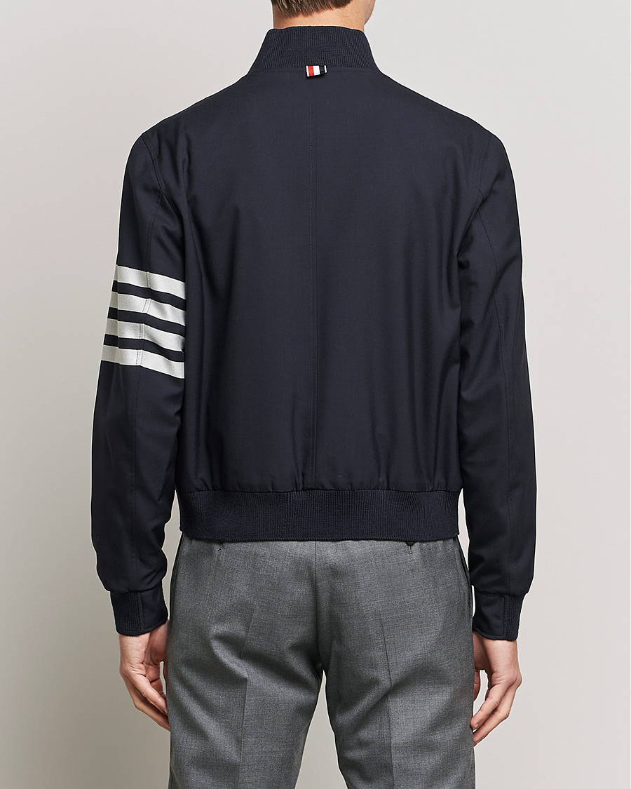 Herr | Jackor | Thom Browne | 4-Bar Blouson Jacket Navy