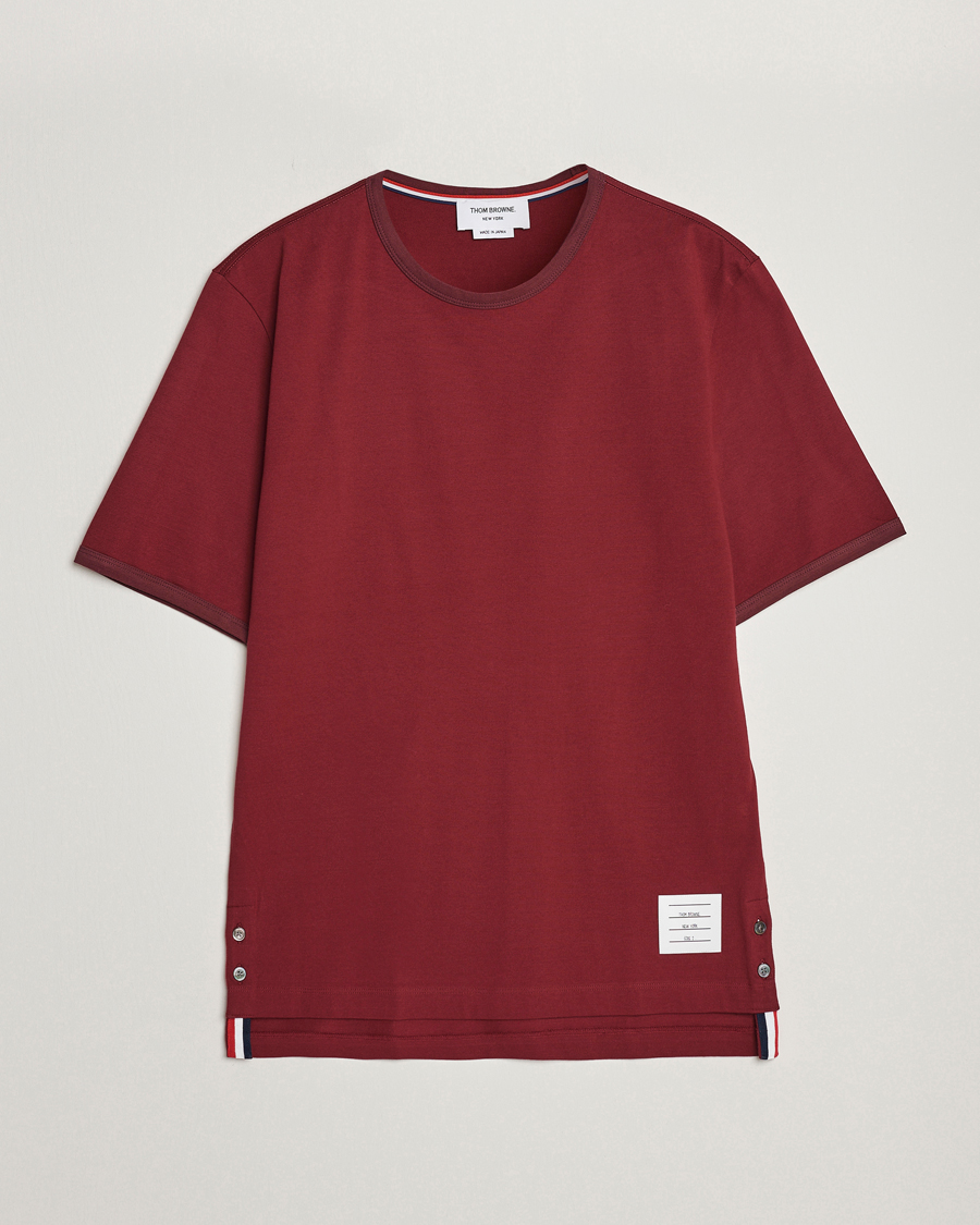 Herr | T-Shirts | Thom Browne | Jersey T-Shirt Burgundy