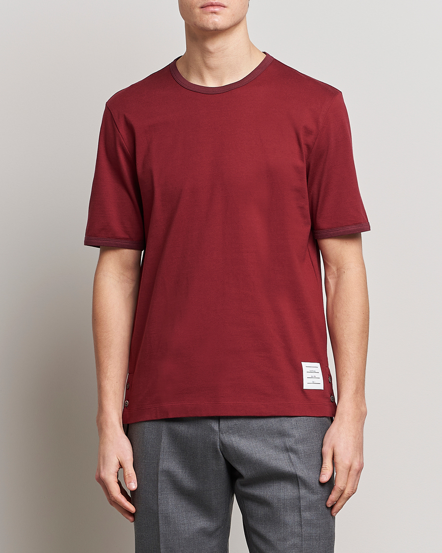 Herr | Thom Browne | Thom Browne | Jersey T-Shirt Burgundy