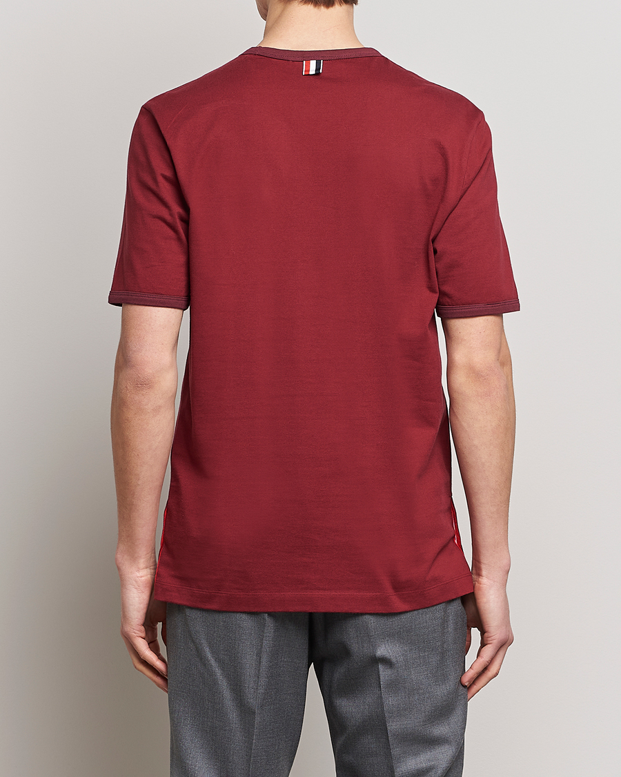 Herr | T-Shirts | Thom Browne | Jersey T-Shirt Burgundy