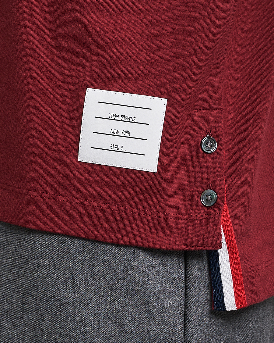Herr | T-Shirts | Thom Browne | Jersey T-Shirt Burgundy