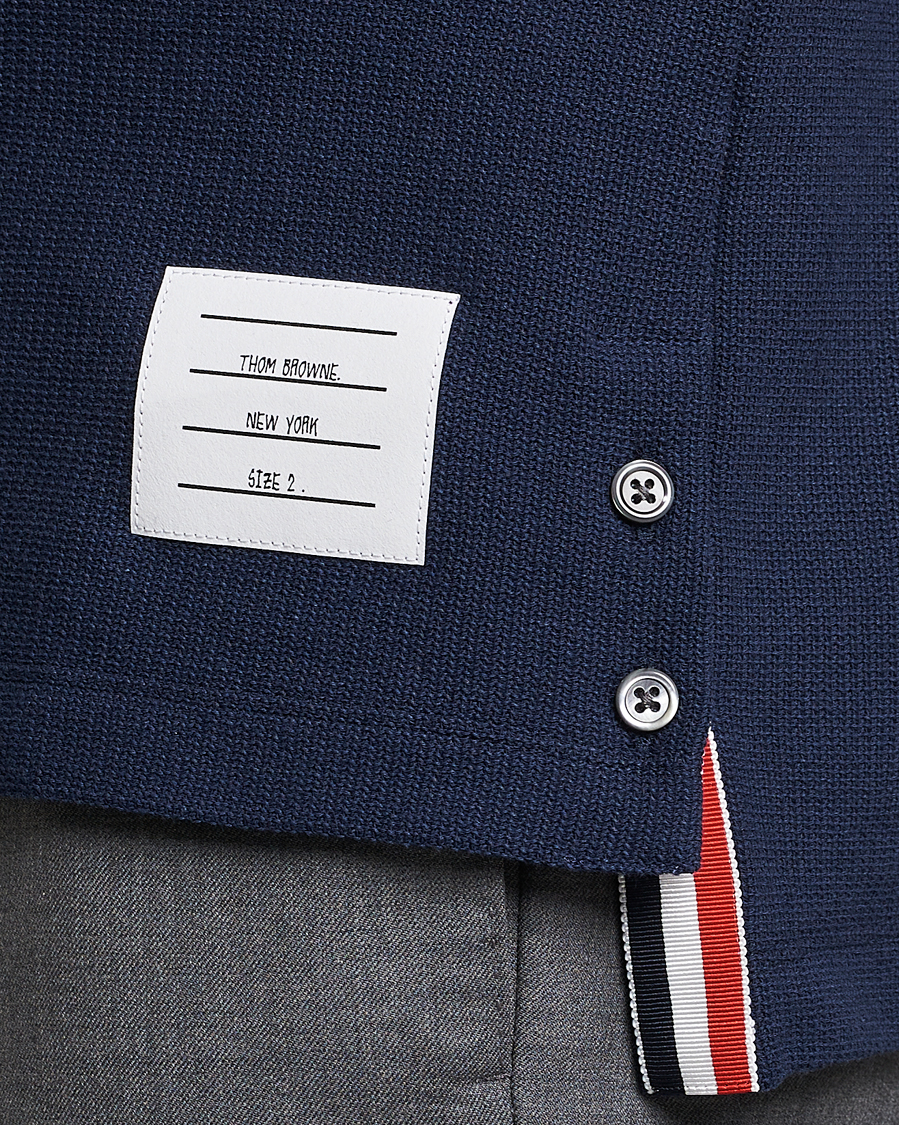 Herr | Pikéer | Thom Browne | RWB Stripe Polo Shirt Navy