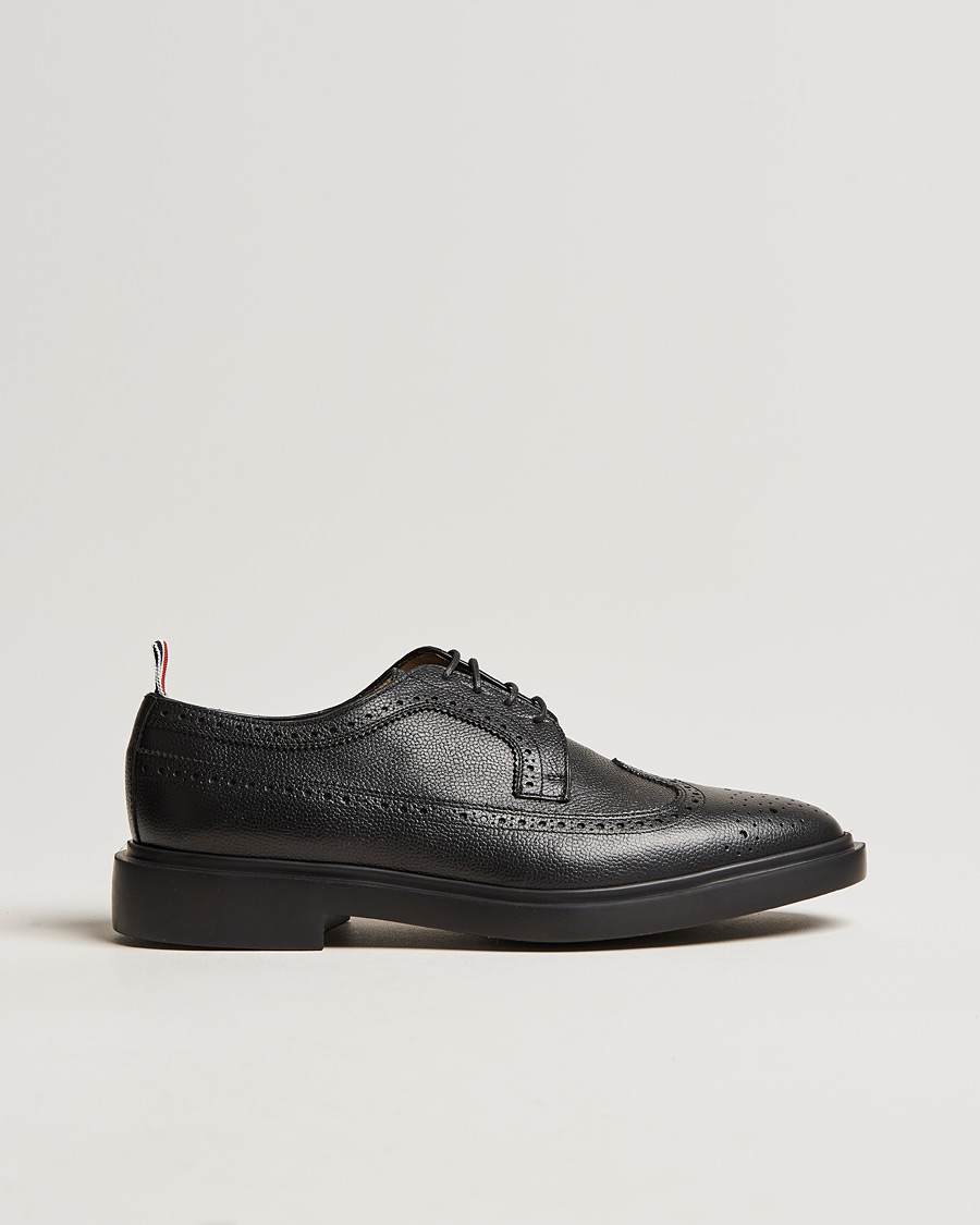 Herr |  | Thom Browne | Pebble Grain Longwing Brogue Black