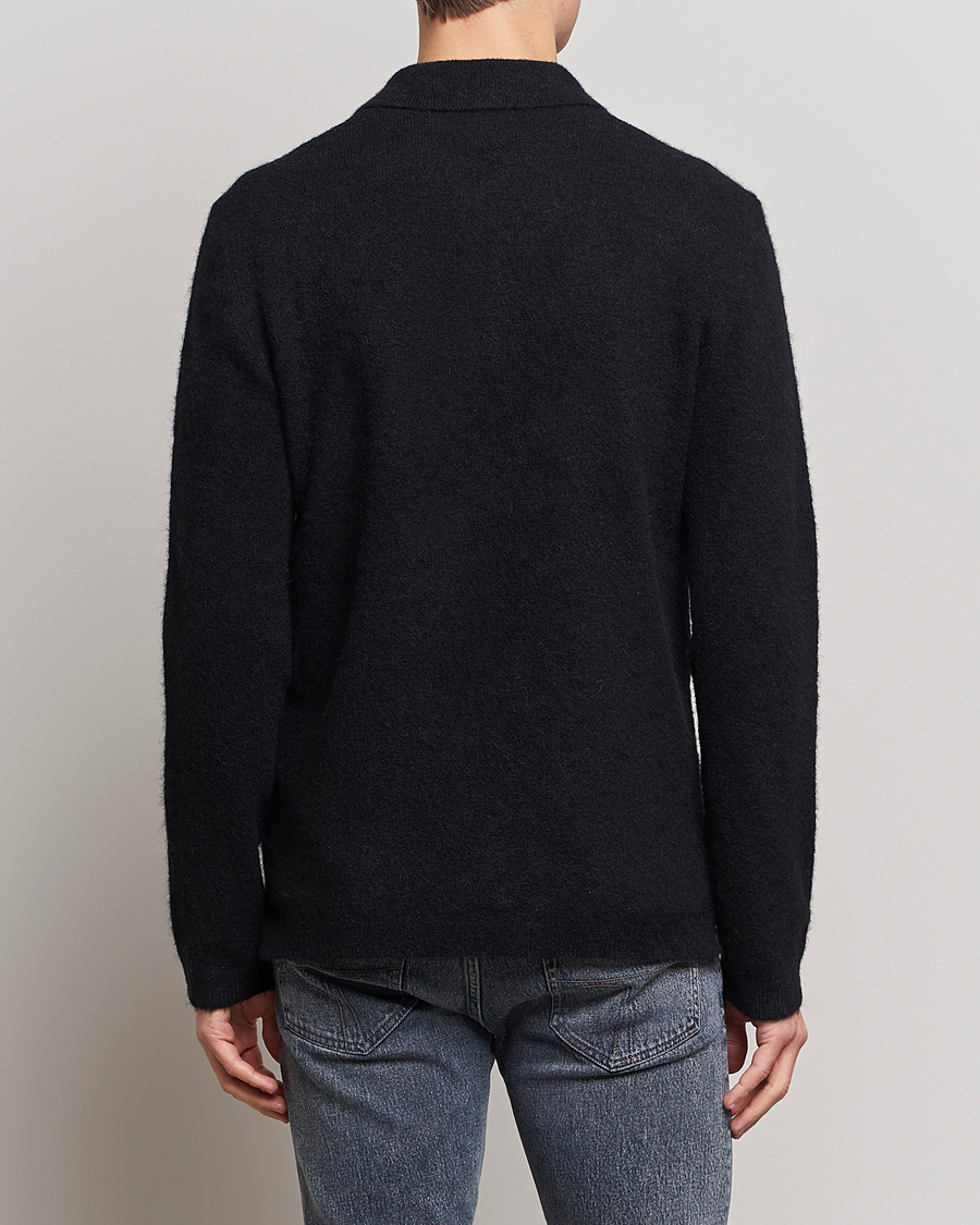 Herr | Tröjor | Tiger of Sweden | Taylen Alpacka Knitted Pique Black