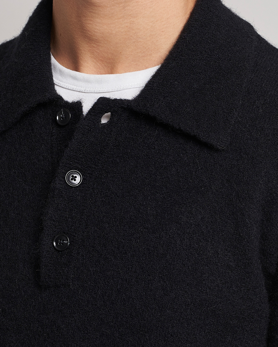 Herr | Tröjor | Tiger of Sweden | Taylen Alpacka Knitted Pique Black