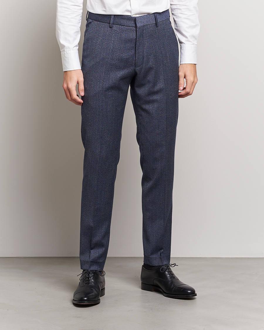 Herr | Byxor | Tiger of Sweden | Tenutas Wool Trousers Dusty Blue