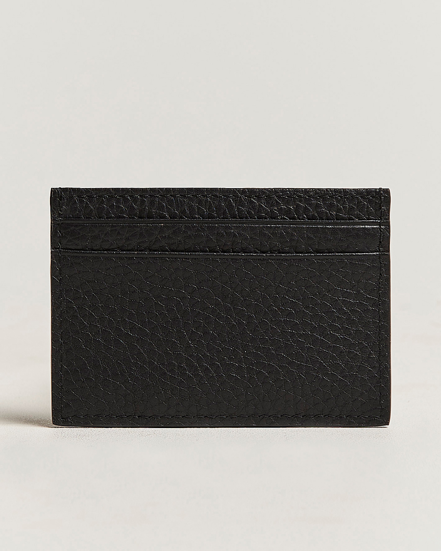 Herr | Tiger of Sweden Wharf Cow Leather Cardholder Black | Tiger of Sweden | Wharf Cow Leather Cardholder Black