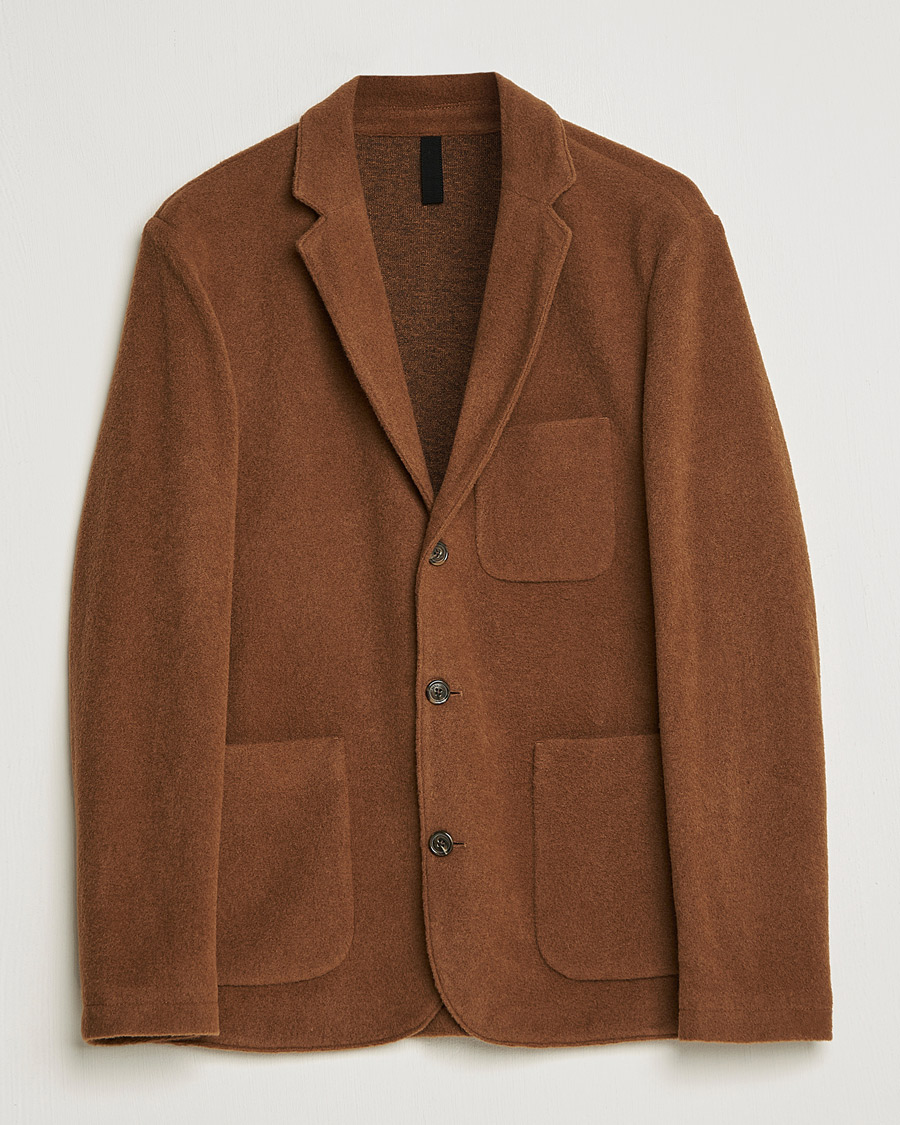 Herr | Kavajer | J.Lindeberg | Carlton Wool Cardigan Blazer Chipmunk