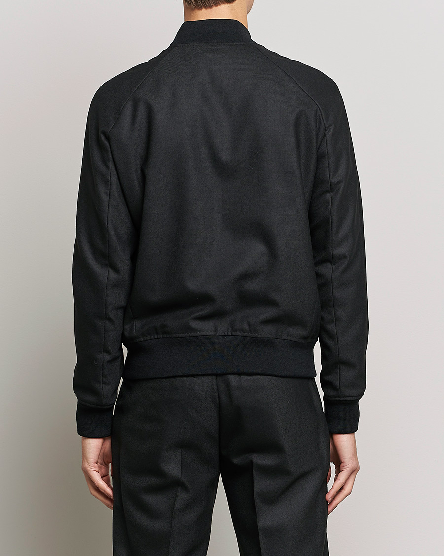 Herr | Jackor | J.Lindeberg | Thom Bomber Wool Twill Jacket Black
