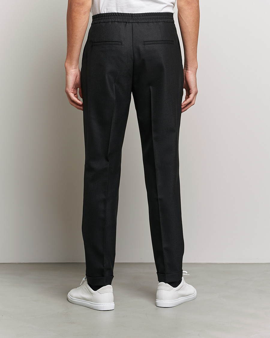Herr | Byxor | J.Lindeberg | Sasha Wool Twill Pants Black