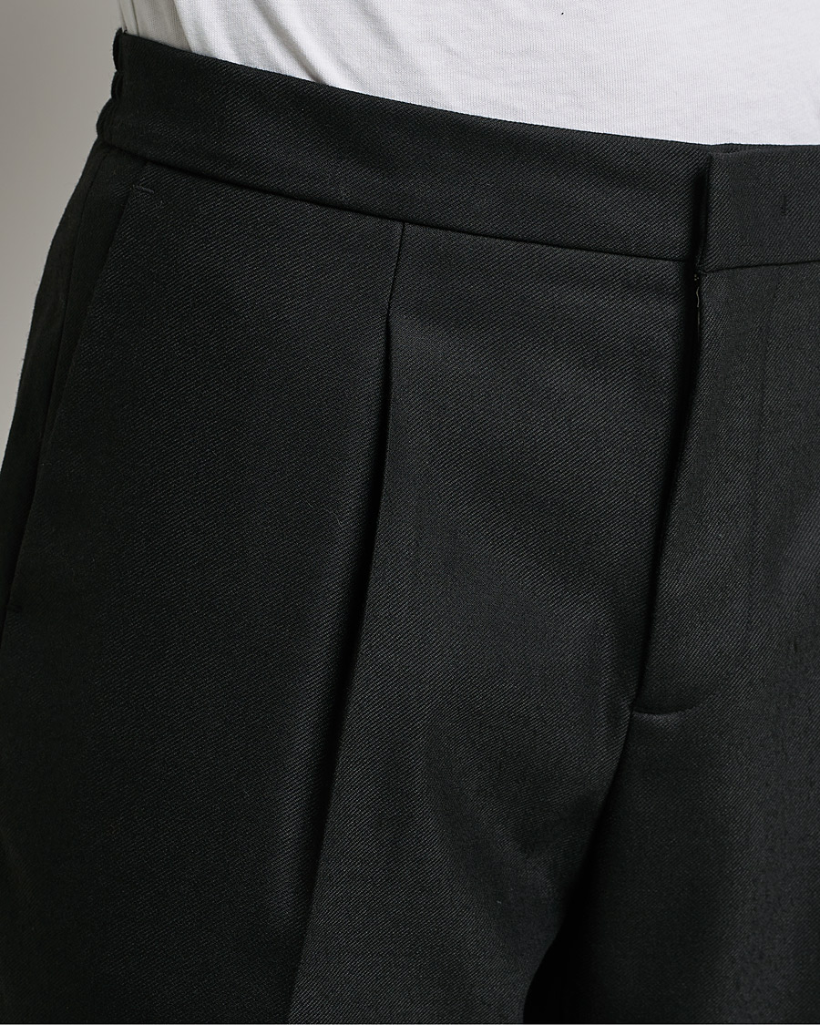 Herr | Byxor | J.Lindeberg | Sasha Wool Twill Pants Black